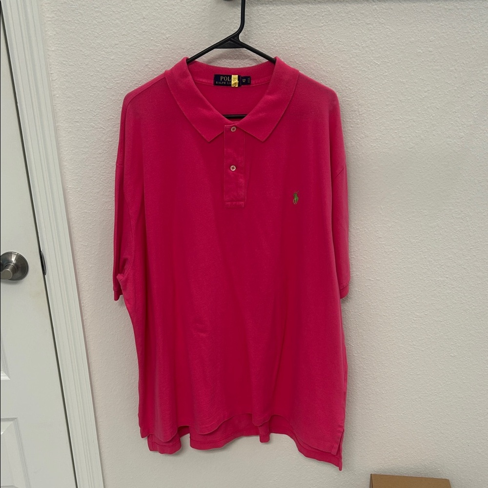 Ralph Lauren Vivid Pink Polo Shirt